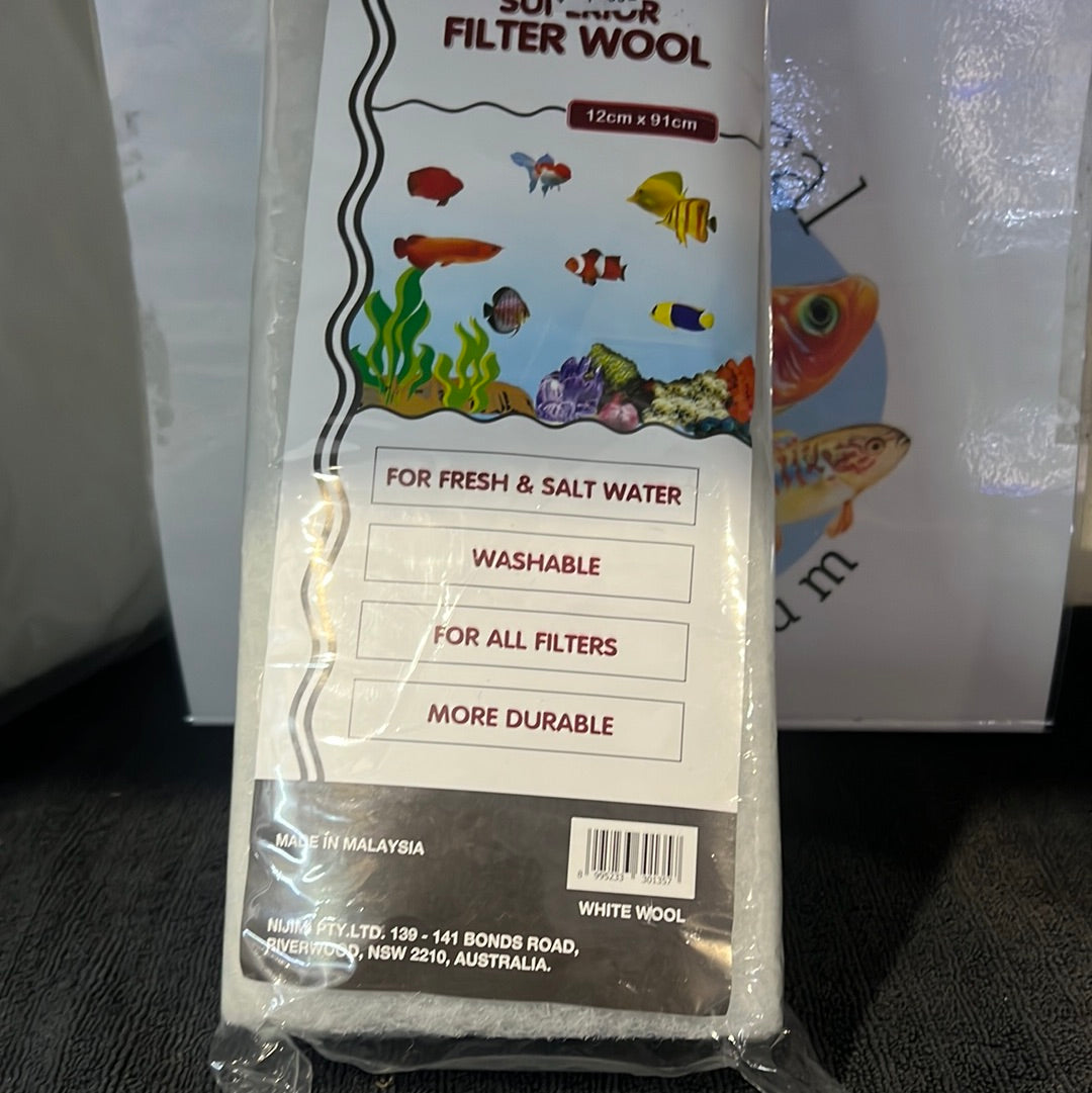 Orca superior filter wool