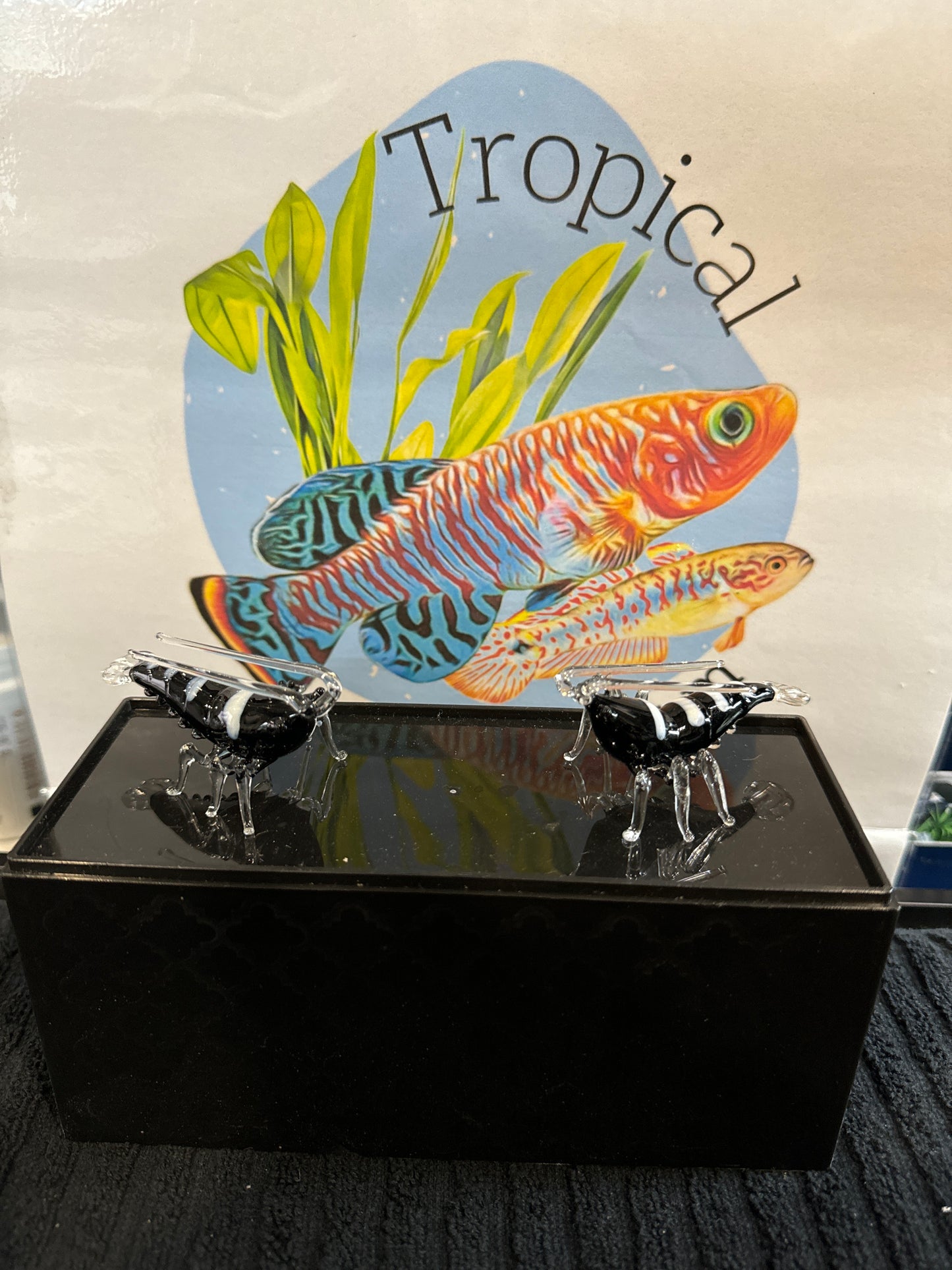 glass ornament Shrimp
