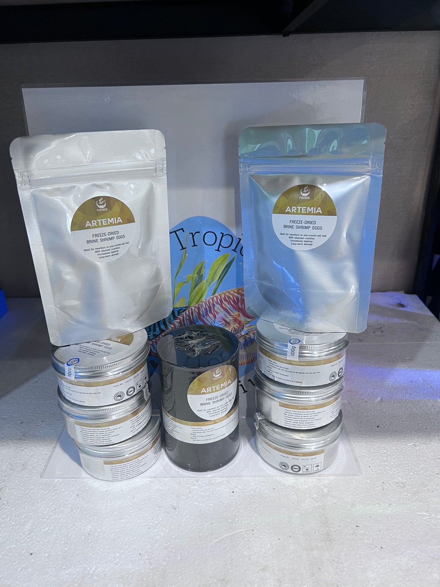 artemia freeze-dried brine shrimp eggs