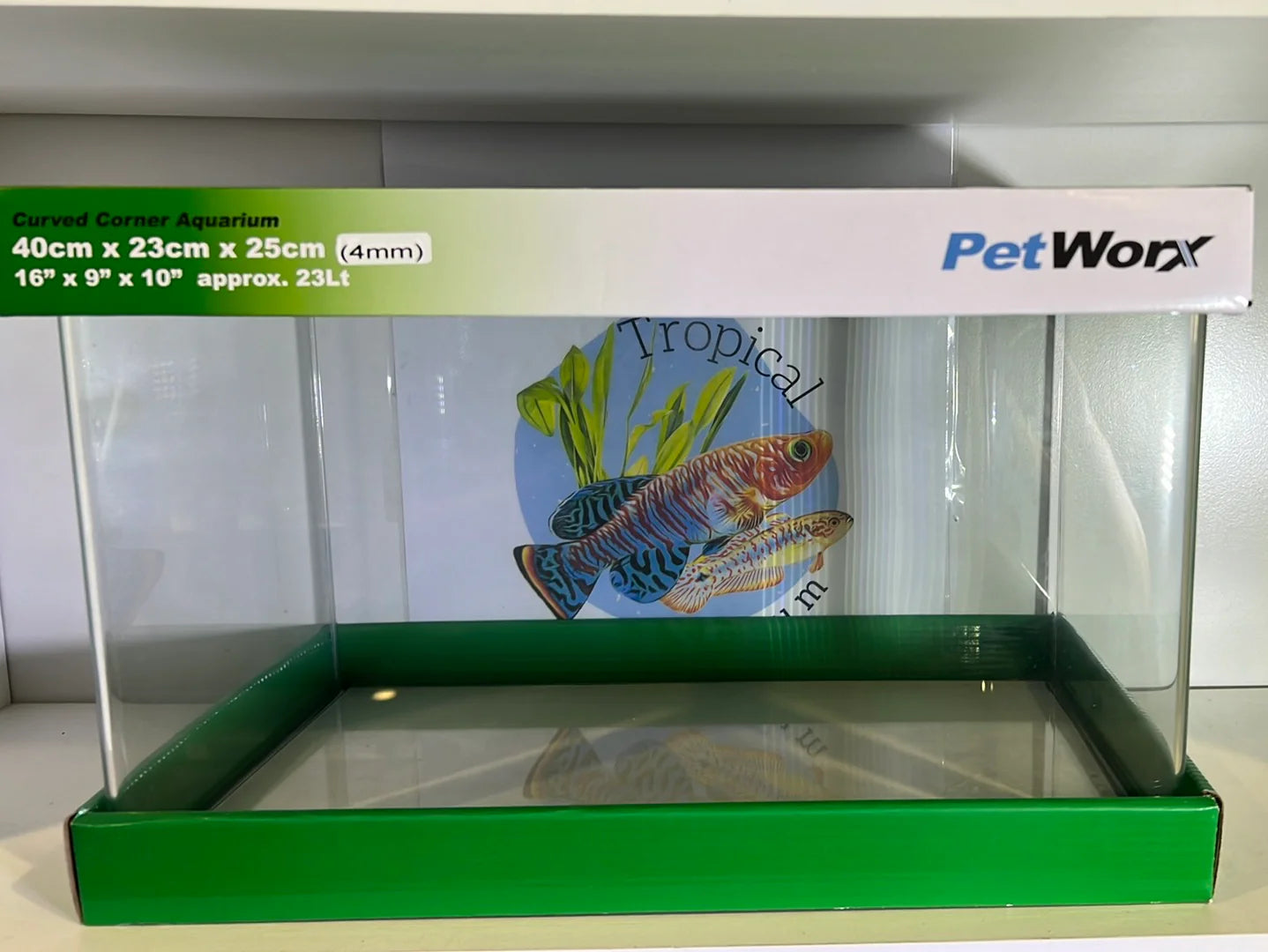 Petworx glass aquariums curved corner