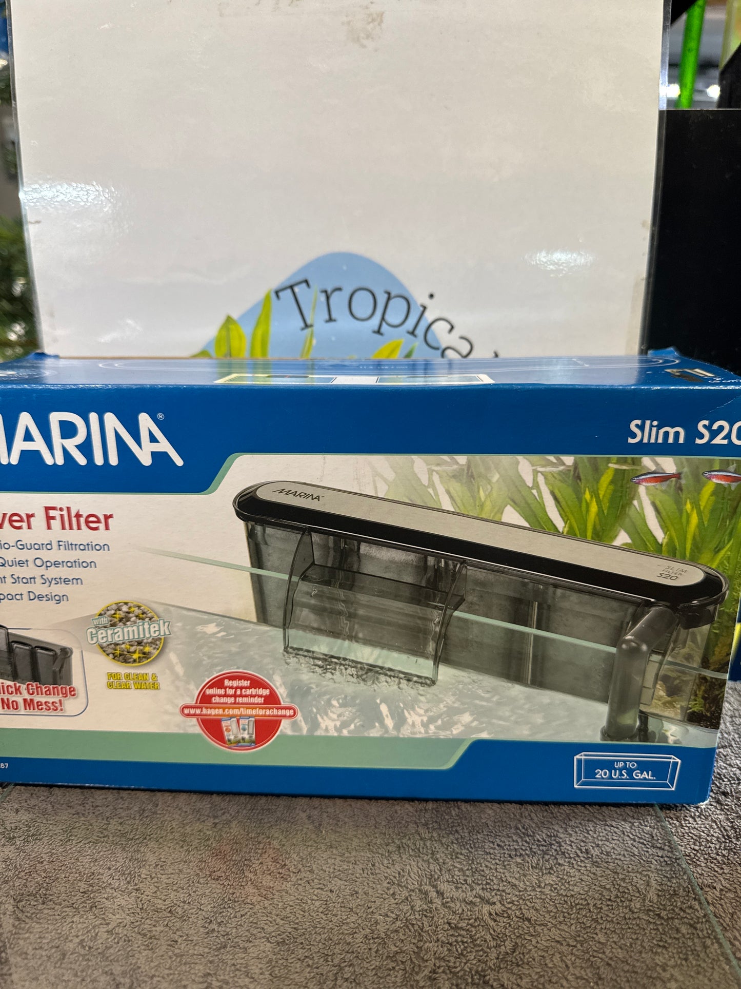 marina slim power filter (HOB)