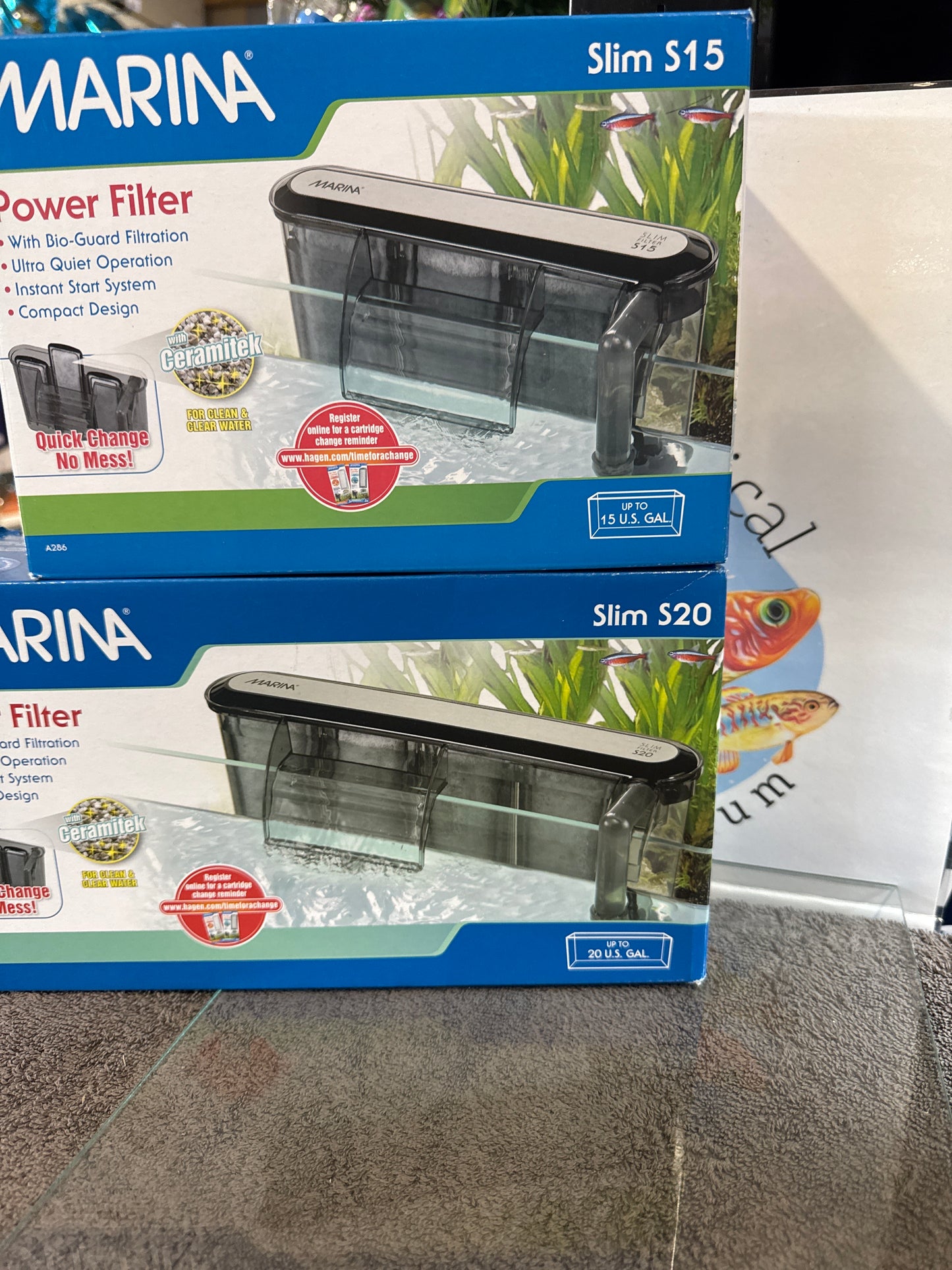 marina slim power filter (HOB)