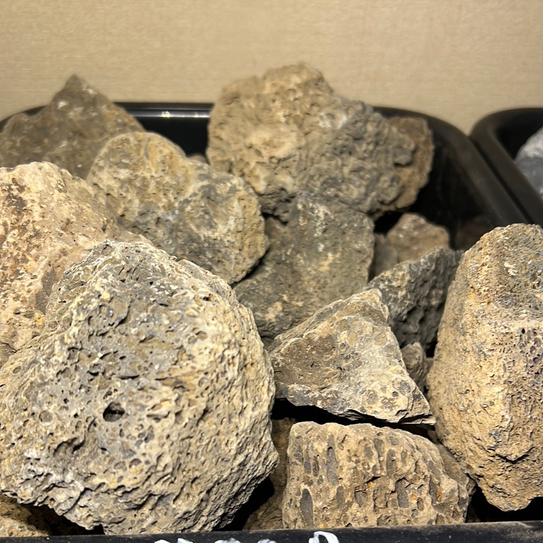 stone and rock sold in 100 gram intervals