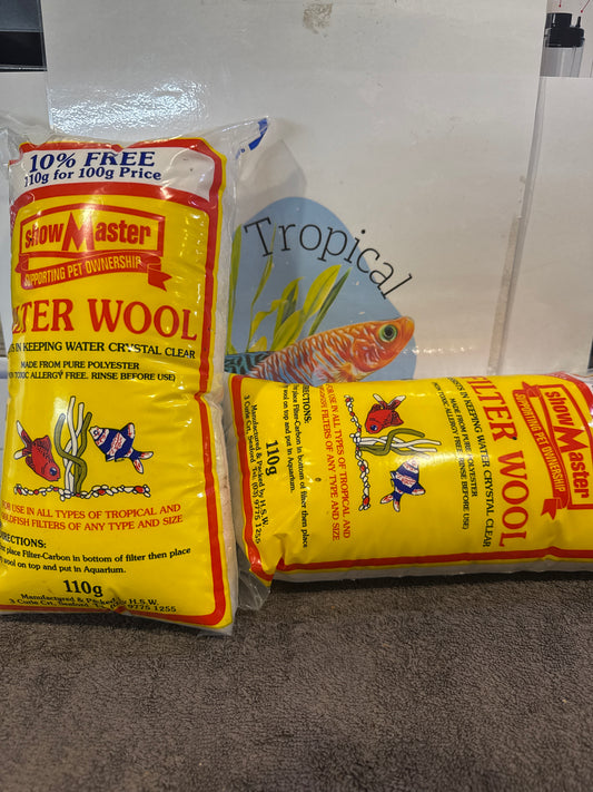 showmaster filter wool