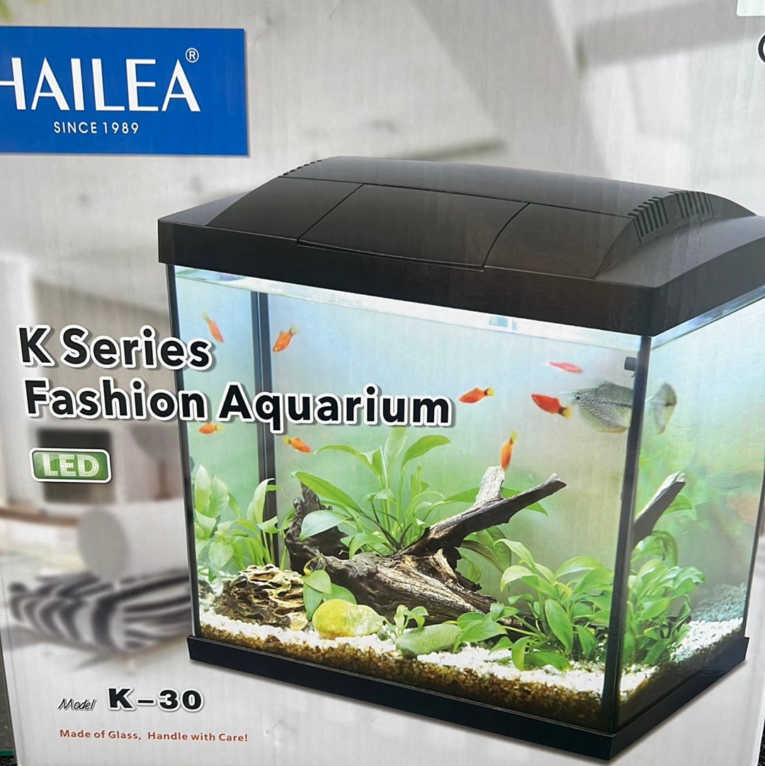 Hailea K Series Aquarium with led lighting