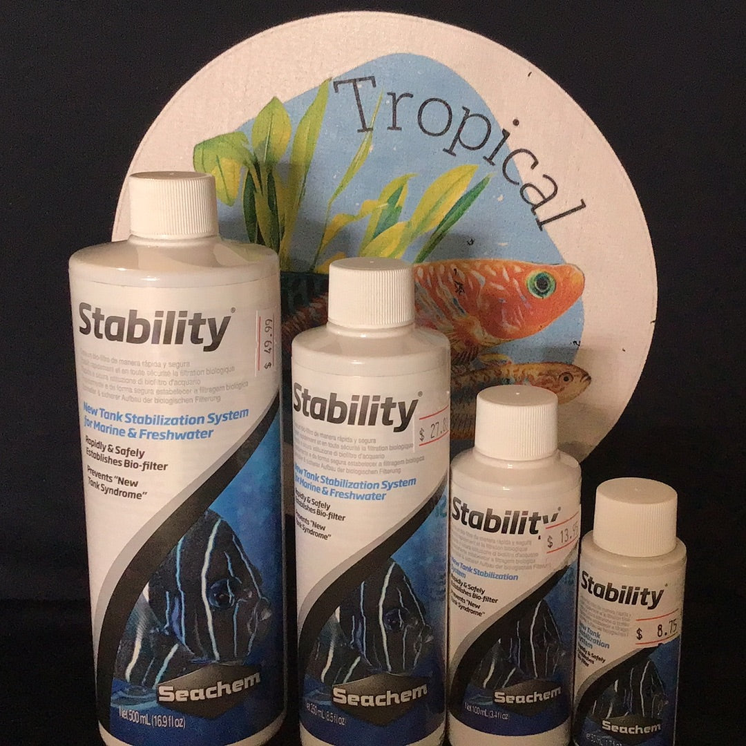 Stability Fish Seachem Stability – Tropical Aquarium